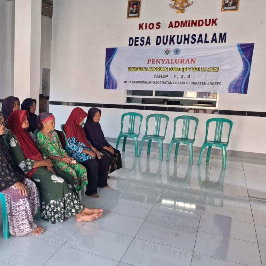 PENYALURAN BLT DD TAHAP 1 2026 DI DESA DUKUHSALAM